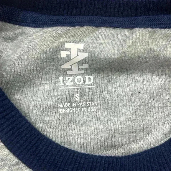 Men’s Izod Grey & Blue Sweater - Picture 5 of 5